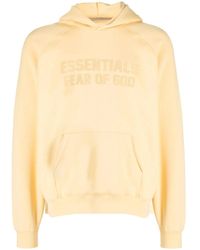 Fear Of God - Essentials Logo-Print Hoodie - Lyst