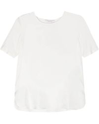Max Mara - Fuoco Zijden T-shirt - Lyst