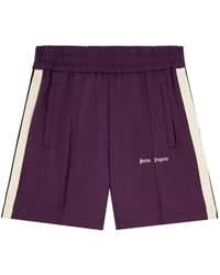 Palm Angels - Shorts Met Geborduurd Logo - Lyst
