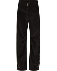 Dolce & Gabbana - Zip-Detail Corduroy Trousers - Lyst