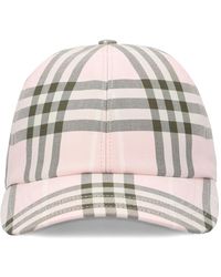 Burberry - Nova Check Cotton Baseball Cap - Lyst