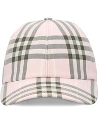 Burberry - Nova Check Katoenen Honkbalpet - Lyst