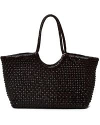 Dragon Diffusion - Nantucket Cactus Woven Leather Tote Bag - Lyst