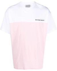 VTMNTS - T-Shirt Met Colourblocking - Lyst