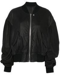 Rick Owens - Leren Bomberjack - Lyst