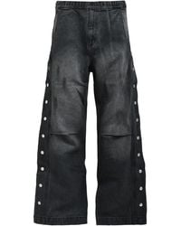 BREATH - Button-Embellishment Jeans - Lyst