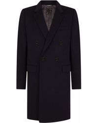 Dolce & Gabbana - Double-breasted Cashmere-wool Coat - Lyst