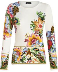 Etro - Floral-print Silk Blend Jumper - Lyst