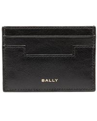 Bally - Logo-Print Leather Cardholder - Lyst