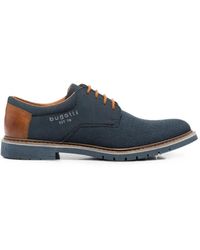 Bugatti - Panelled Lace-Up Derby Shoes - Lyst