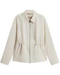 Woolrich - Drawstring Zip Overshirt - Lyst