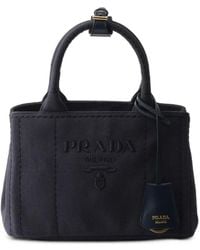 Prada - Jardinière Cotton Canvas Mini-Bag - Lyst