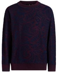 Etro - Jersey Con Motivo De Cachemira En Jacquard - Lyst