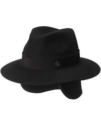 Maison Michel Henrietta ハット ホワイト | Lyst
