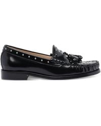 Stuart Weitzman - Tassel Stud Loafers - Lyst
