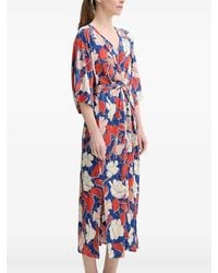 Marc O' Polo - Floral-Print Belted Dress - Lyst