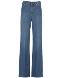 Dondup - High-Waisted Wide-Leg Jeans - Lyst