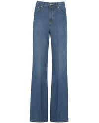 Dondup - High-Waisted Wide-Leg Jeans - Lyst