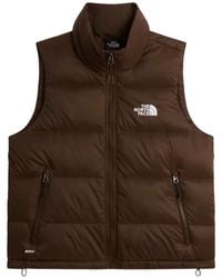 The North Face - Gesteppte Weste Mit Logo-Print - Lyst