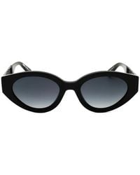 Moschino - Lunettes De Soleil À Monture Géométrique Et Logo Sur Les Branches - Lyst