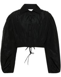 Jil Sander - Pleated Blouse - Lyst