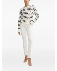 Guess - Denim Jeans Met Logoplakkaat En Vijf Zakken - Lyst