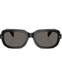 Moncler - Sonnenbrille Mit Logo-Print - Lyst
