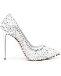 Le Silla - Gilda 120Mm Rhinestone-Embellished Pumps - Lyst