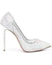 Le Silla - Gilda Slingback Pumps Verfraaid Met Stras - Lyst