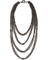 Fabiana Filippi - Multi-chain Beaded Necklace - Lyst