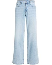 Karl Lagerfeld - Mid-rise Wide-leg Jeans - Lyst