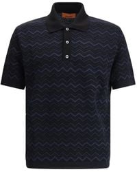 Missoni - ジグザグパターン ポロシャツ - Lyst