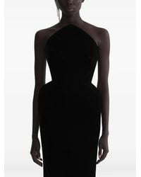 Mugler - Velvet Gown Dress - Lyst