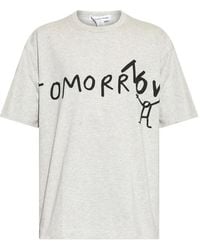 Comme des Garçons - Graphic-Print Cotton T-Shirt - Lyst