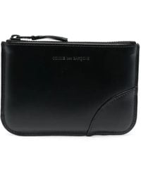 Comme des Garçons - Logo-Debossed Leather Pouch - Lyst