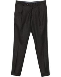 Barba Napoli - Napoli Pleated Wool Trousers - Lyst