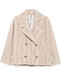 S.W.O.R.D - Double-Breasted Faux-Fur Coat - Lyst