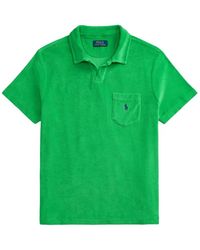 Polo Ralph Lauren - Terry-Texture Polo Shirt - Lyst