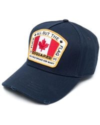 DSquared² - Canadian Patch Baseball Cap Black - Lyst