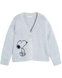 Chinti & Parker - Snoopy Marl-Knit Cardigan - Lyst