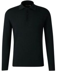 Canali - Maglione A Maniche Lunghe E Colletto Stile Polo - Lyst