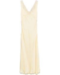 Twinset - Satin Maxi Dress - Lyst