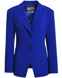 Essentiel Antwerp - Knightly Single-Breasted Padded-Shoulder Blazer - Lyst