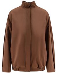 Hevò - Porto Selvaggio High-Collar Jacket - Lyst