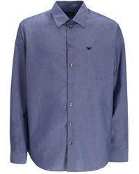 Emporio Armani - ロゴ シャツ - Lyst