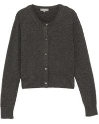 N.Peal Cashmere - Chunky Cropped Cardigan - Lyst