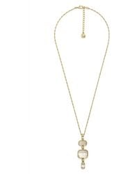 Goossens - Stones Pendant Necklace - Lyst