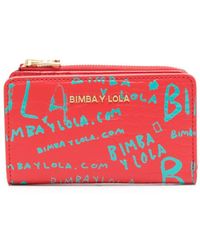 Bimba Y Lola - All-over Logo-print Bi-fold Wallet - Lyst