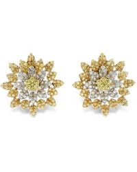 HYT Jewelry - Flower Diamond Earrings - Lyst