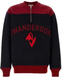 JW Anderson - Colour-Block Half-Zip Sweater - Lyst